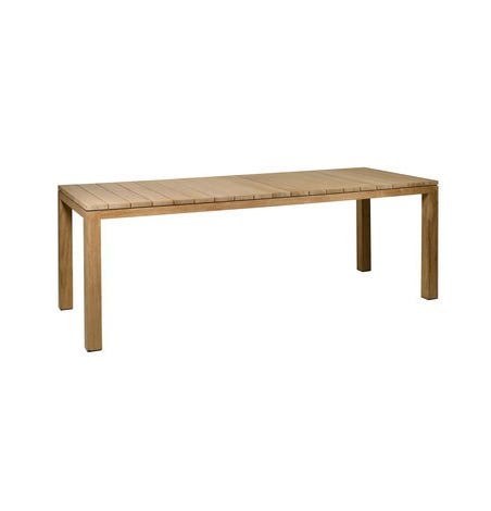 Table à manger KOS TEAK de Tribù, L.100 x P.100 x H.76 cm