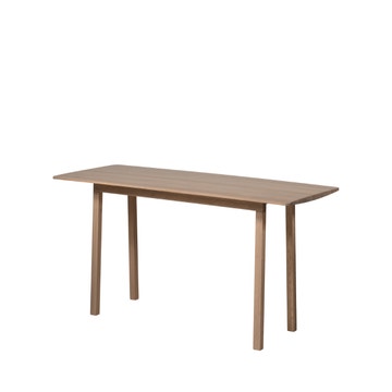 Table à manger NERVOSA de Woak, 200 x 85 cm, chêne foncé
