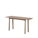 Table à manger NERVOSA de Woak, 200 x 85 cm, chêne foncé