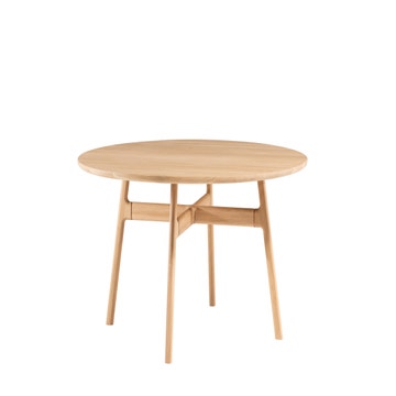 Table à manger ronde MARSHALL de Woak, Chêne huilé