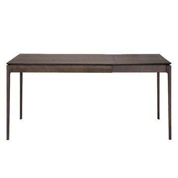 Table à rallonge Bok - chêne vernis - brun - rectangulaire