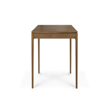 Table à rallonge BOK en teck d'Ethnicraft, 140/220x90x76