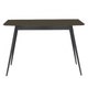Table AISE rectangulaire, 140x90x75, Laqué Gris plomb, Pieds métal