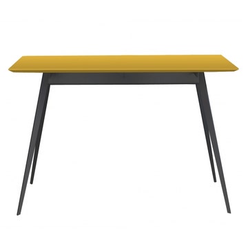 Table AISE rectangulaire de Treku, 140x90x75, Jaune