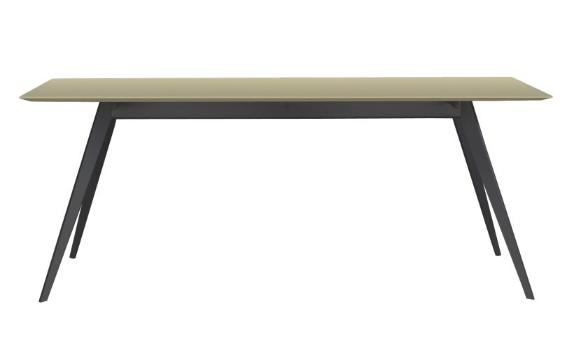 Table AISE rectangulaire de Treku, 140x90x75, Vanille Table AISE rectangulaire de Treku, 140x90x75, Vanille