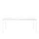 Table BASE, 250 x 90 cm, Stratifié/ Contreplaqué, Blanc