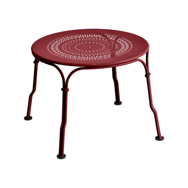Table basse 1900 de Fermob, Piment Table basse 1900 de Fermob, Piment