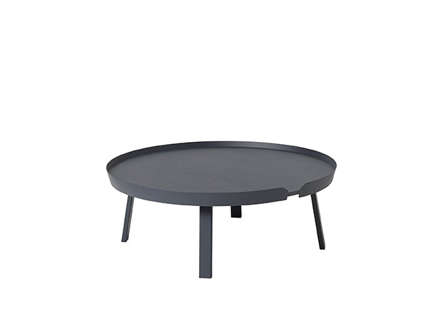 Table basse AROUND de Muuto, Extra Large, Anthracite Table basse AROUND de Muuto, Extra Large, Anthracite