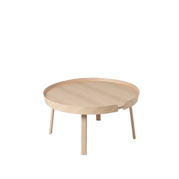 Table basse AROUND de Muuto, Extra Large, Oak