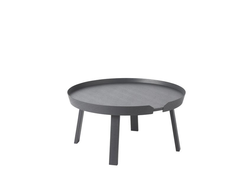 Table basse AROUND de Muuto, Large, Anthracite Table basse AROUND de Muuto, Large, Anthracite