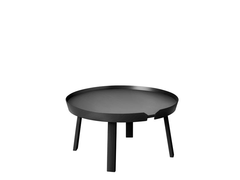 Table basse AROUND de Muuto, Large, Noir Table basse AROUND de Muuto, Large, Noir