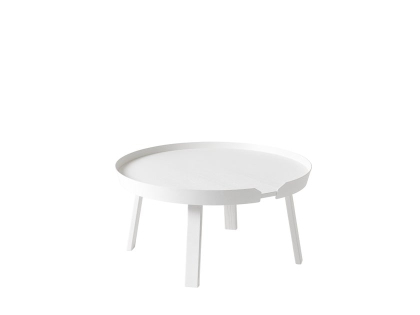 Table basse AROUND de Muuto, Large, Blanc Table basse AROUND de Muuto, Large, Blanc