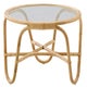 Table basse avec plateau en verre CHARLOTTENBORG de Sika Design, Naturel