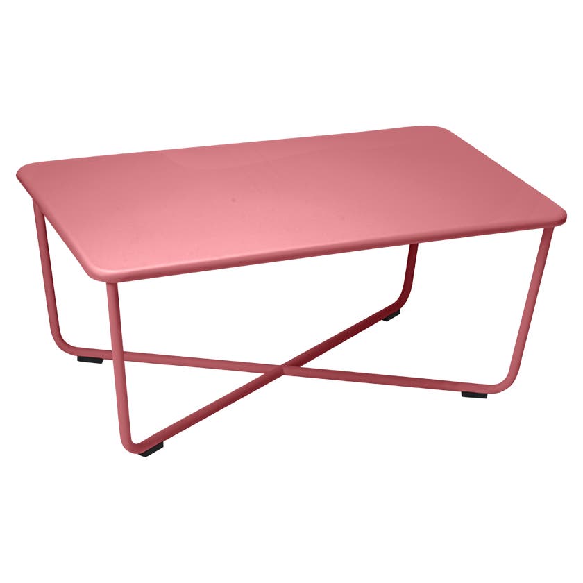 Table basse CROISETTE de Fermob, Piment Table basse CROISETTE de Fermob, Piment