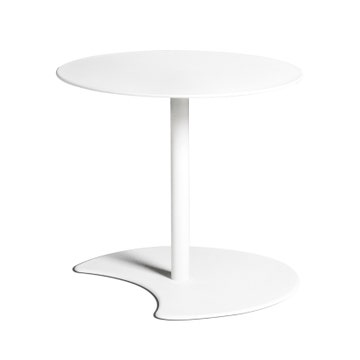 Table basse DROPS de Tribù, Ø. 40 cm, Blanc