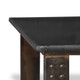 Table basse en pierre de lave ardoise atelier