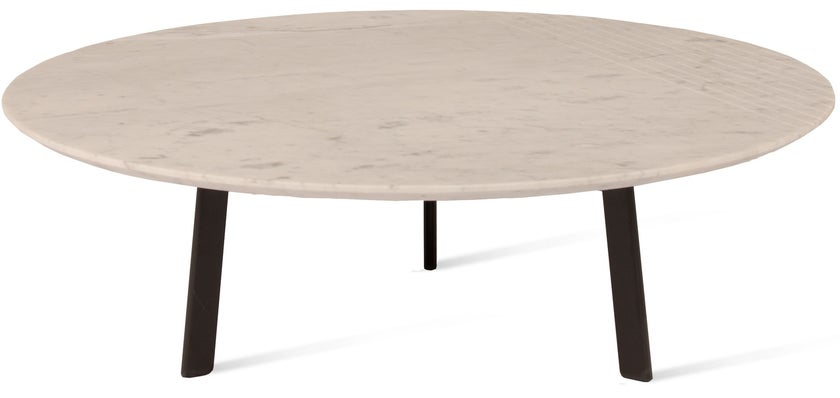Table basse GROOVE de Vincent Sheppard, Large, Marbre Carrara Table basse GROOVE de Vincent Sheppard, Large, Marbre Carrara