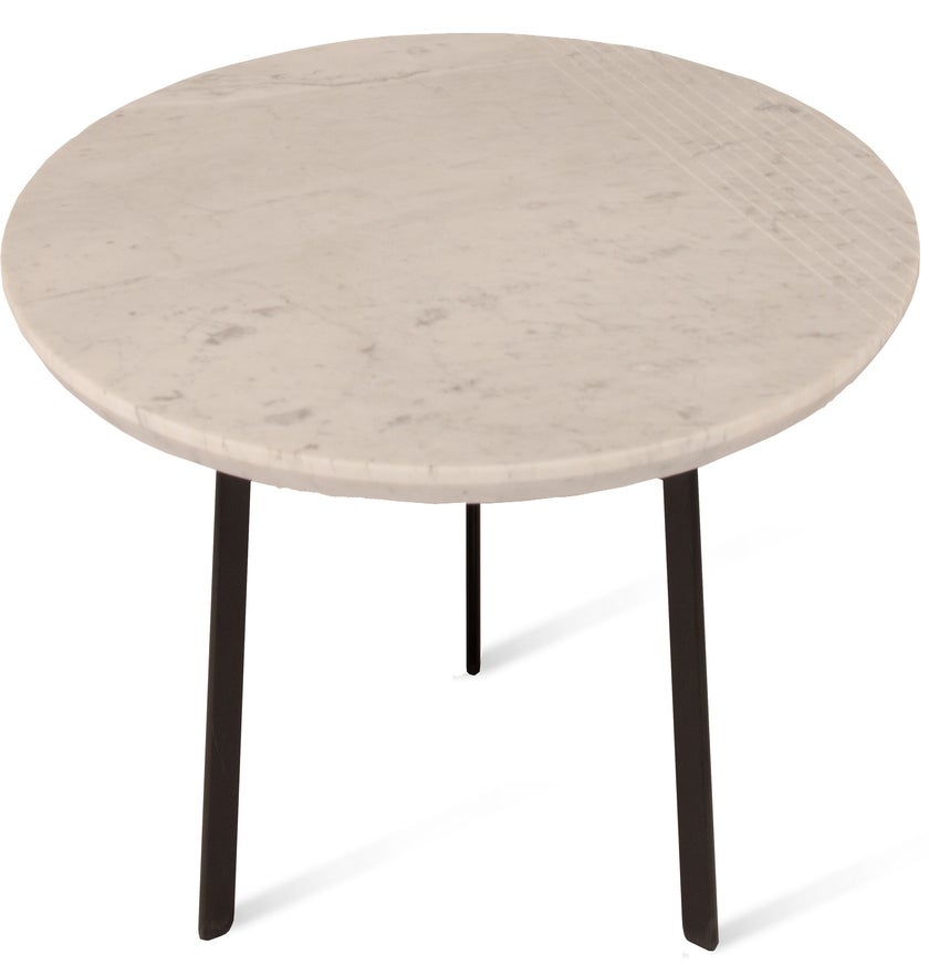 Table basse GROOVE de Vincent Sheppard, Medium, Marbre Carrara