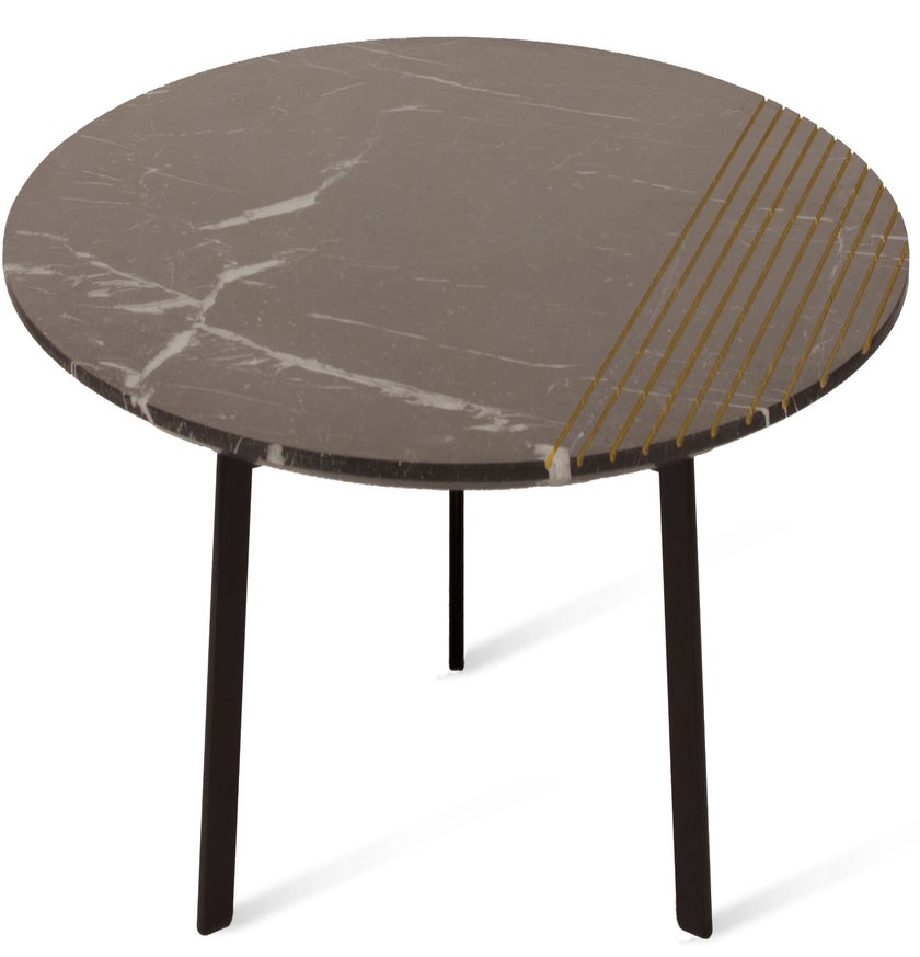 Table basse GROOVE de Vincent Sheppard, Large, Nero marquina marble