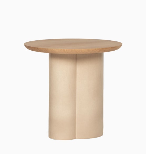 Table basse H.43 ARVIN plateau teck, Mushroom Table basse H.43 ARVIN plateau teck, Mushroom