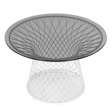 Table basse HEAVEN de Emu, Blanc mat