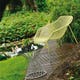 Table basse HEAVEN de Emu, Structure blanche / Verre transparent 