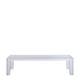 Table basse INVISIBLE SIDE de Kartell, Cristal, L.120 X H.31.5 X P.40