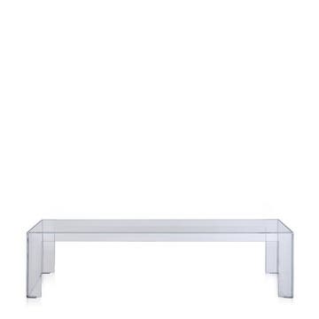 Table basse INVISIBLE SIDE de Kartell, Cristal, L.120 X H.40 X P.40 