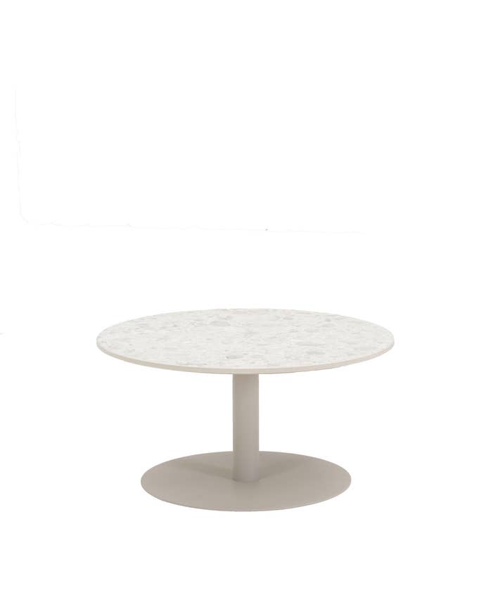 Table basse Kodo, Dune white, plateau céramique shards Table basse Kodo, Dune white, plateau céramique shards