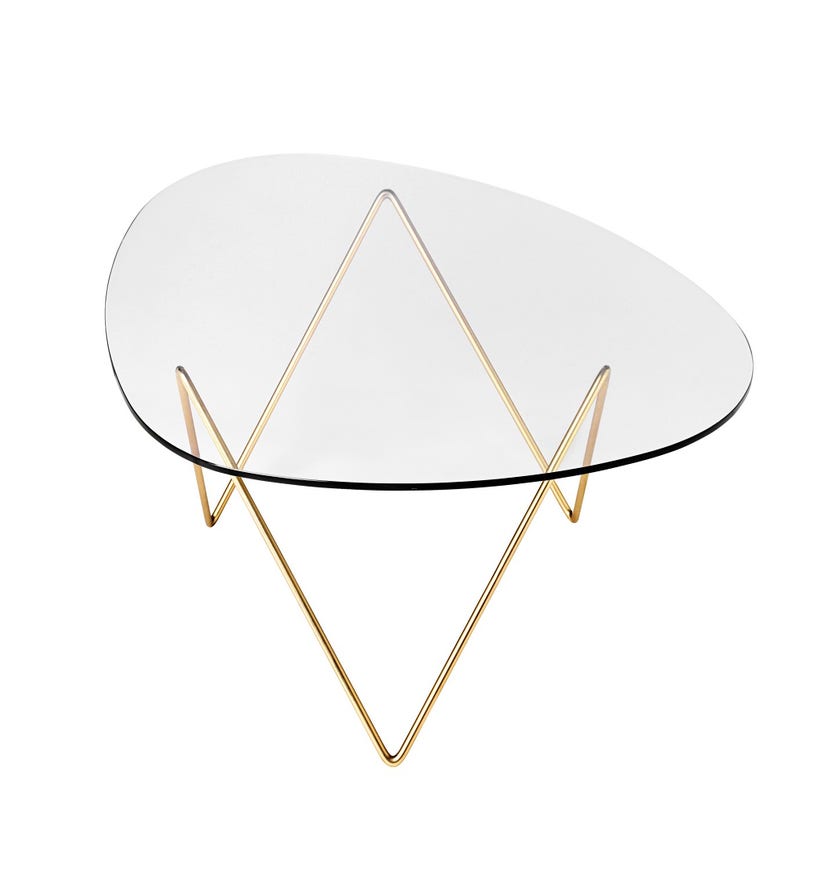 Table basse PEDRERA de Gubi, Laiton