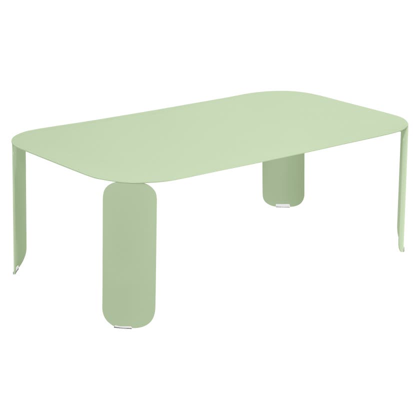 Table basse rectangulaire BEBOP de Fermob, H.42, Vert tilleul Table basse rectangulaire BEBOP de Fermob, H.42, Vert tilleul