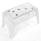 Table basse rectangulaire IVY de Emu, Blanc mat