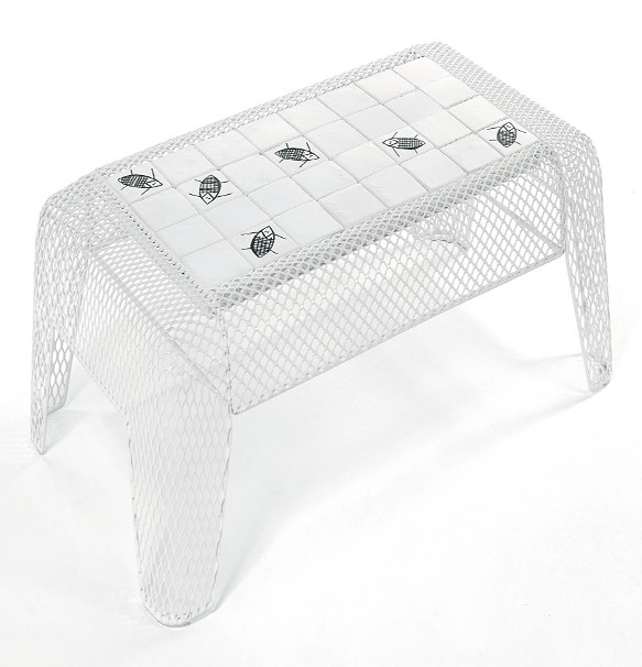 Table basse rectangulaire IVY de Emu, Blanc mat