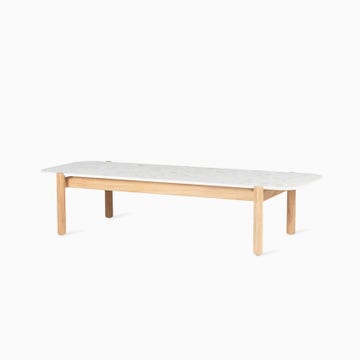 Table basse rectangulaire ODA, Céramique Shards