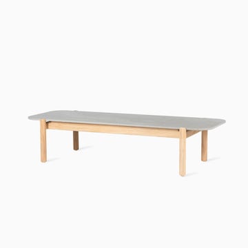 Table basse rectangulaire ODA, Céramique Flint