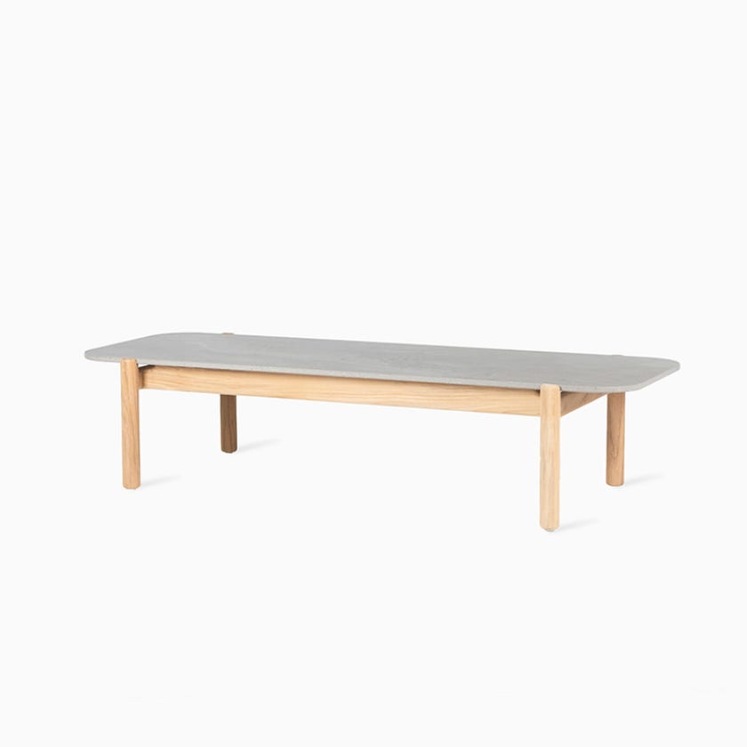 Table basse rectangulaire ODA, Céramique Flint Table basse rectangulaire ODA, Céramique Flint