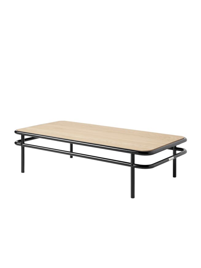 Table basse rectangulaire UD, Chêne clair, Noir foncé Table basse rectangulaire UD, Chêne clair, Noir foncé