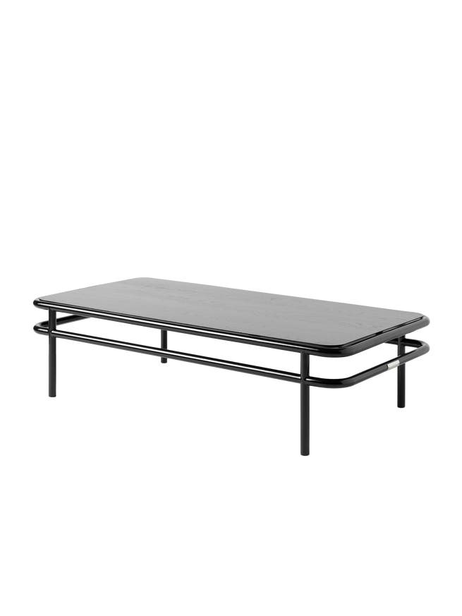 Table basse rectangulaire UD, Chêne noir, Noir foncé Table basse rectangulaire UD, Chêne noir, Noir foncé