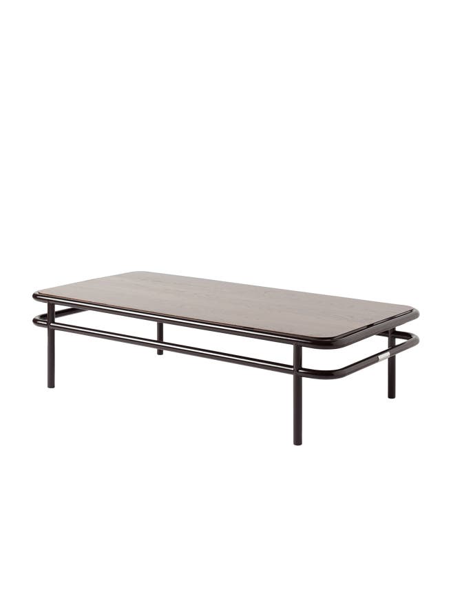 Table basse rectangulaire UD, Chêne teinté, Brun noir Table basse rectangulaire UD, Chêne teinté, Brun noir