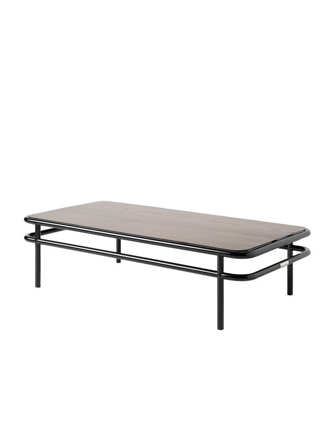 Table basse rectangulaire UD, Chêne teinté, Noir foncé Table basse rectangulaire UD, Chêne teinté, Noir foncé