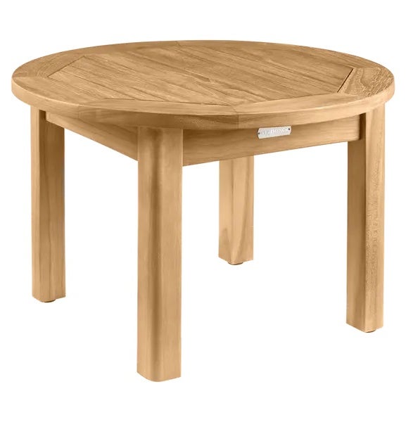 Table basse ronde IBIZA, Ø.50 cm, Teck