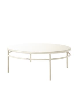 Table basse ronde T37, Ø 120 cm, Blanc perlé Table basse ronde T37, Ø 120 cm, Blanc perlé