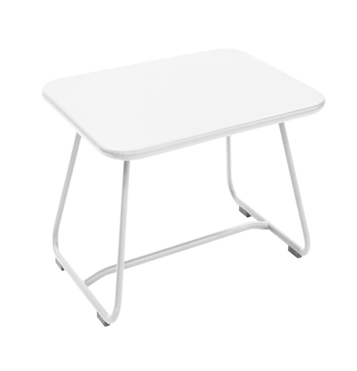 Table basse SIXTIES de Fermob blanc coton