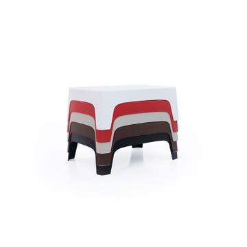 Table basse SOLID de Vondom, Noir