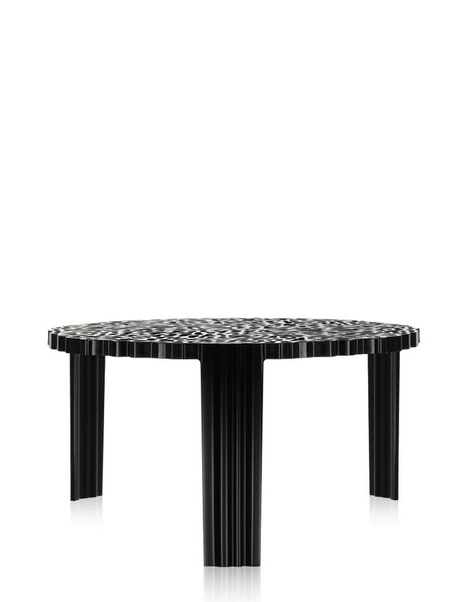 Table basse T-TABLE de Kartell, H.28, noir Table basse T-TABLE de Kartell, H.28, noir