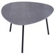 Table basse TERRAMARE, 75 x 70 cm, Noir - Anthracite