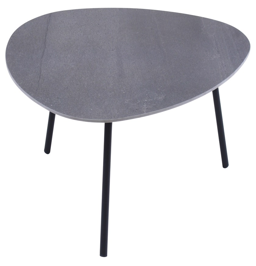 Table basse TERRAMARE de Emu, 75 x 70 cm, Noir - Anthracite