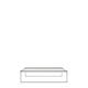 Table basse TRAYS, Blanc, L.80 X H.25.3 X P.40