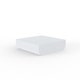 Table basse ULM de Vondom, Blanc