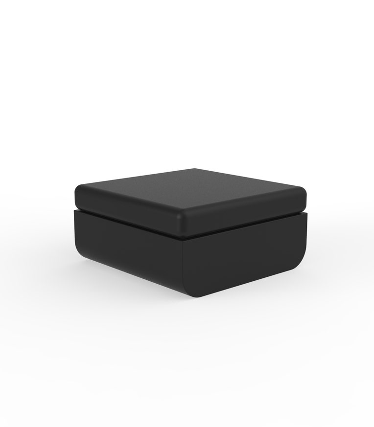 Table basse ULM de Vondom, Noir Table basse ULM de Vondom, Noir